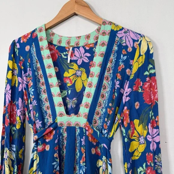 Free People Violet Hill Printed Tunic Top, Size 4, Excellent Condition! - Picture 14 of 15